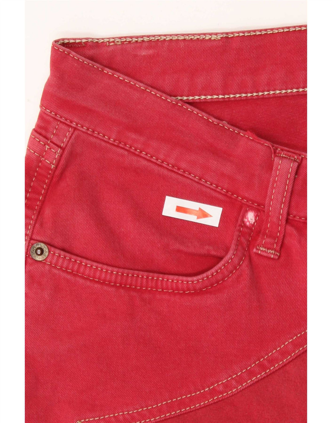 Jeckerson Jeans ajustados para hombre W30 L27 Borgoña