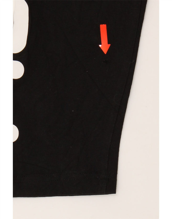 Fila Leggings gráficos para mujer Reino Unido 12 Mediano Algodón negro