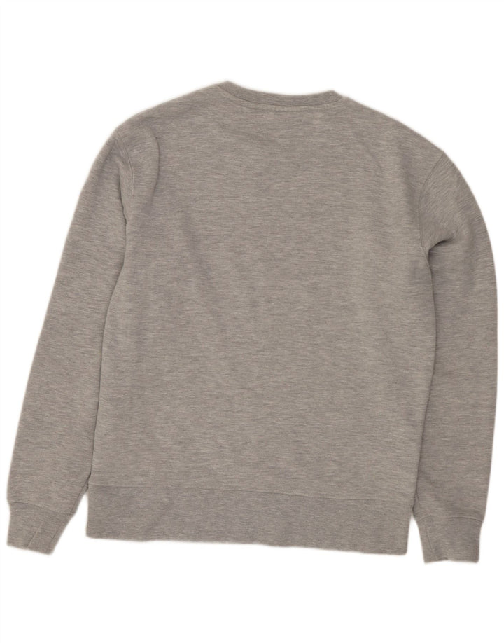 Zara Hombre Sudadera Jumper Small Gris Moteado Algodón