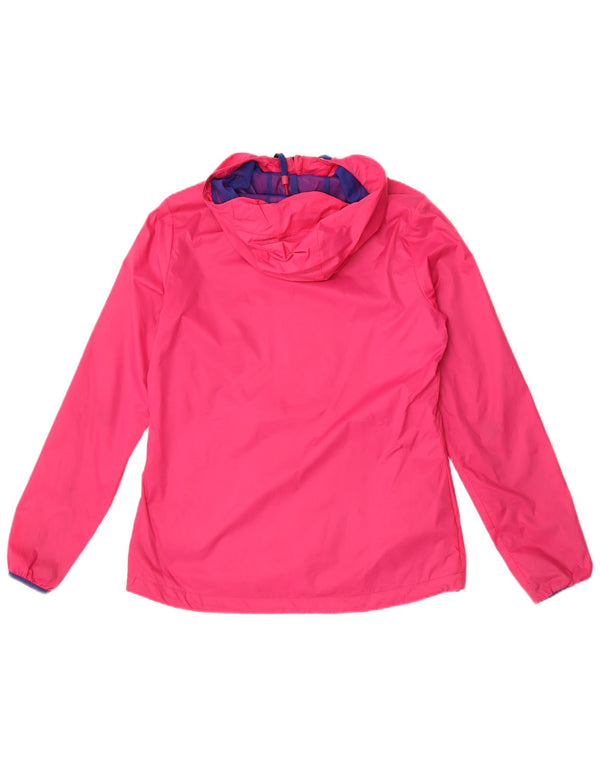 Puma Chaqueta impermeable con capucha para mujer UK 12 Medium Pink