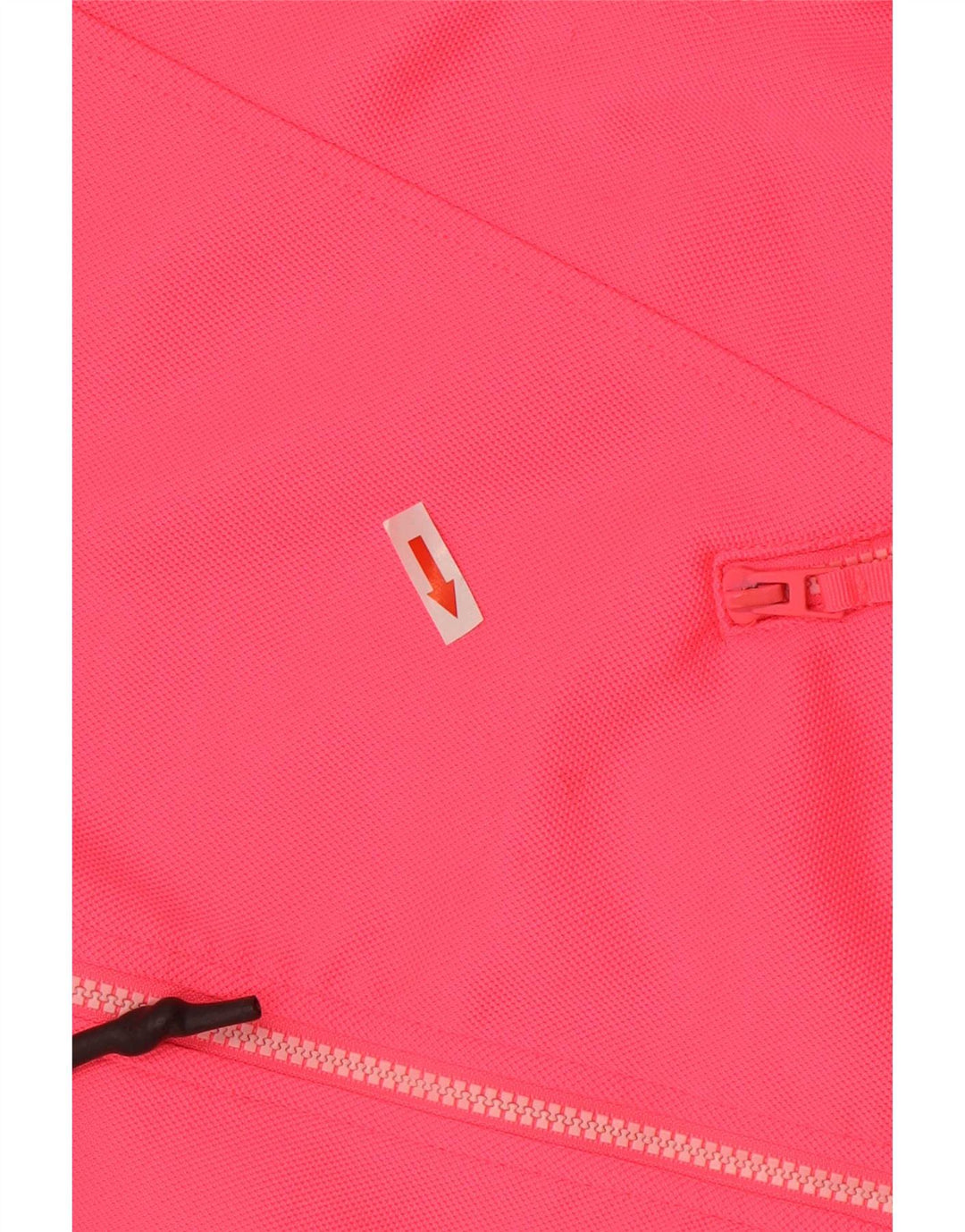 Zara Suéter con capucha y cremallera extragrande para mujer UK 14 Poliéster rosa medio