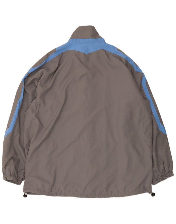 Umbro Chubasquero Hombre UK 42 XL Poliéster Color Block Gris
