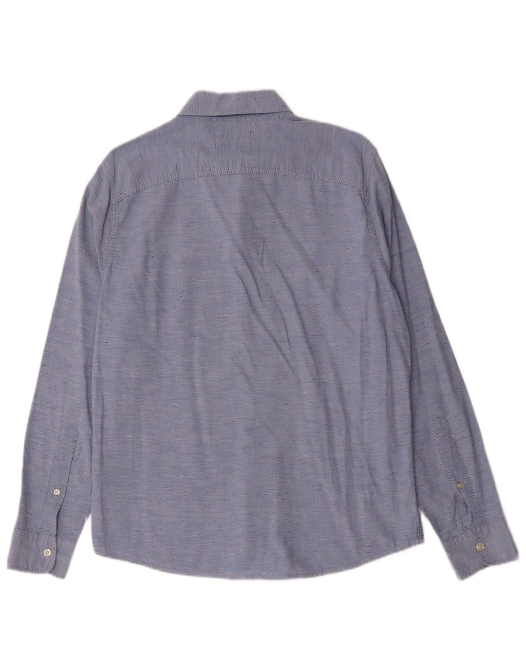 Camisa Hollister Hombre Algodón moteado azul grande