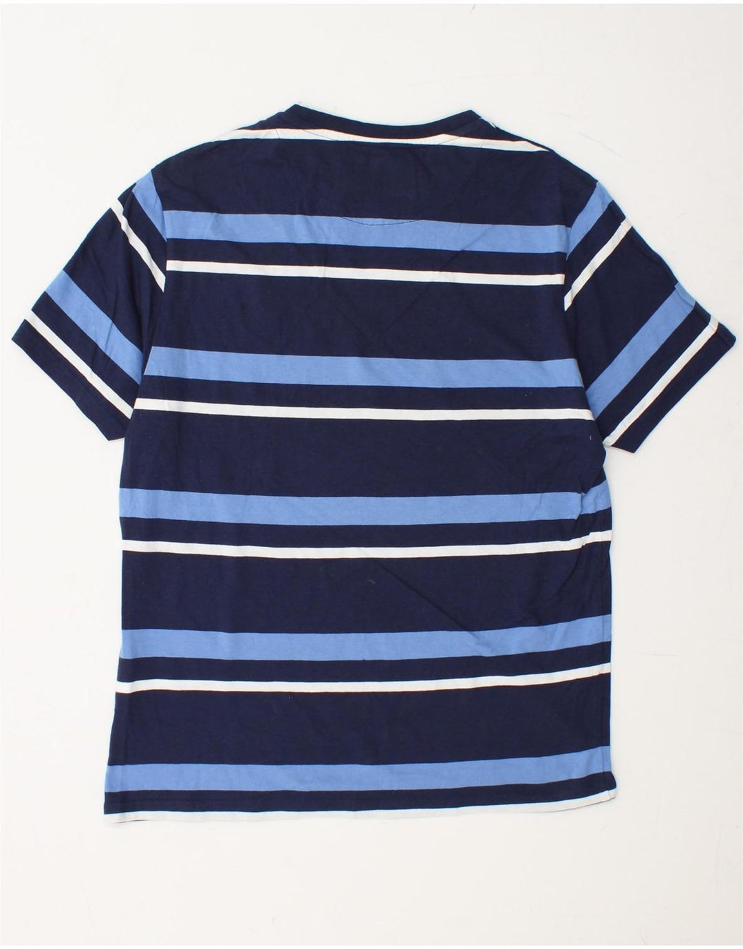 LYLE & SCOTT Camiseta para hombre Top Medium Azul marino Rayas Algodón