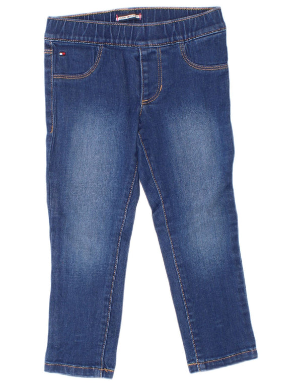 Tommy Hilfiger Vaqueros Jegging para niñas 2-3 años W20 L15 Algodón azul
