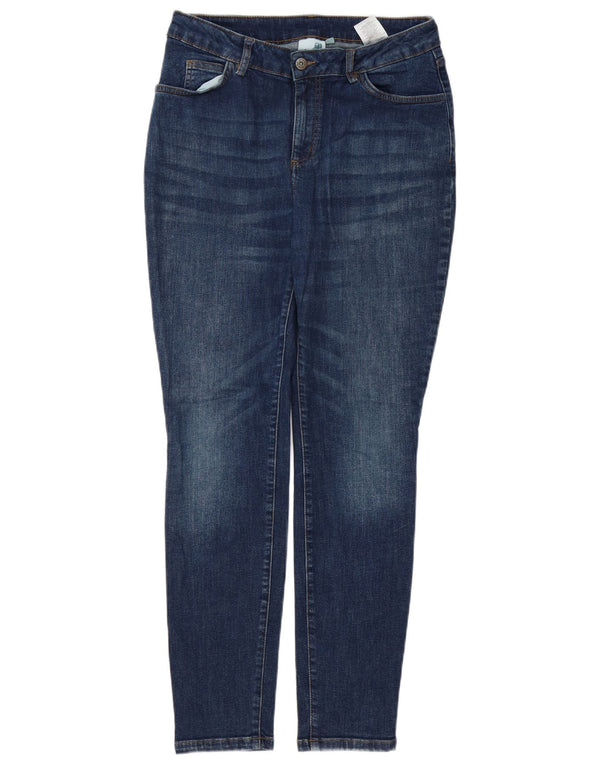 Weird Fish Vaqueros pitillo para mujer UK 14 Medium W29 L30 Algodón azul