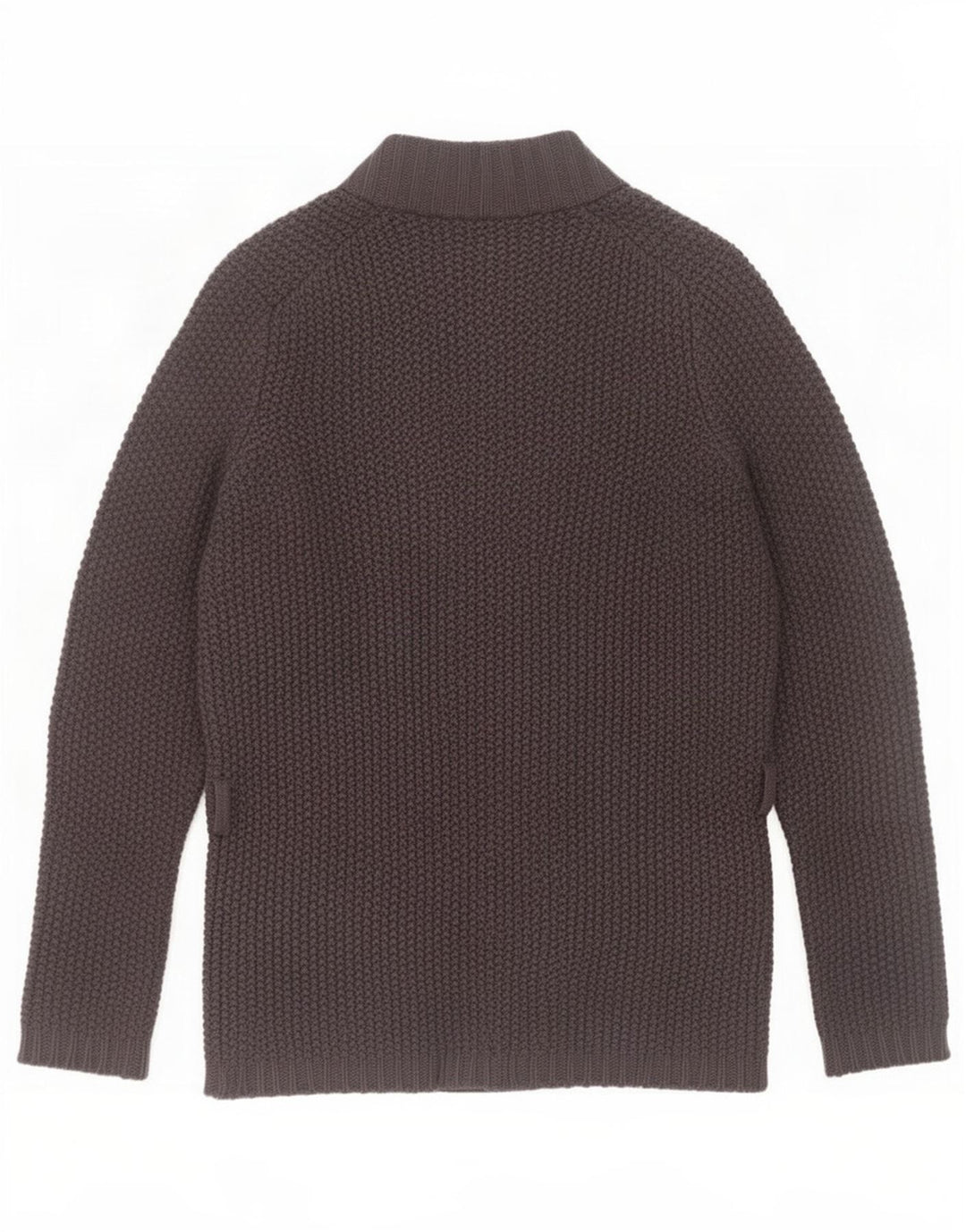 Gap Suéter Cárdigan Abierto Extragrande Largo para Mujer UK 40 Lana Negra Mediana