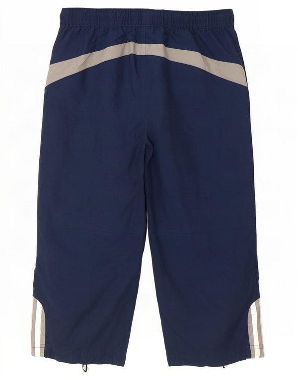 Adidas - Pantalón de chándal gráfico para niña, 11-12 años, color azul marino