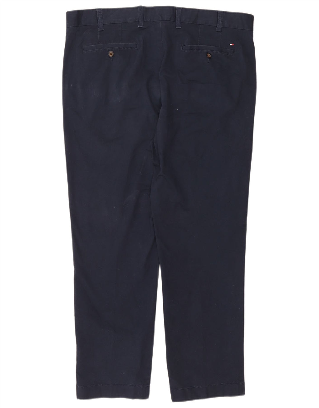 TOMMY HILFIGER Pantalón chino recto de corte entallado para hombre W38 L30 Azul marino