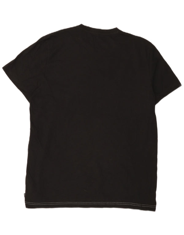 Puma Camiseta para hombre Top XL Algodón color block negro