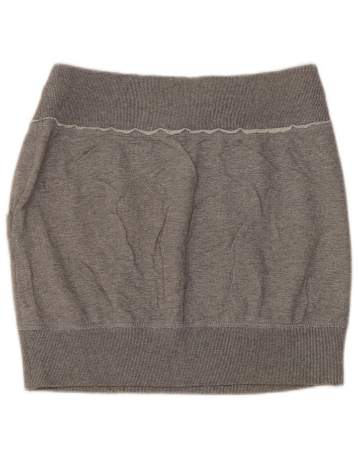 Minifalda Benetton Mujer W30 Gris Medio