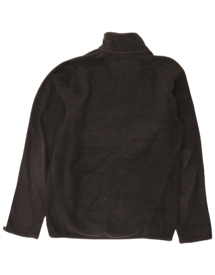 Adidas Chaqueta polar para hombre UK 36 Small Negro Poliéster