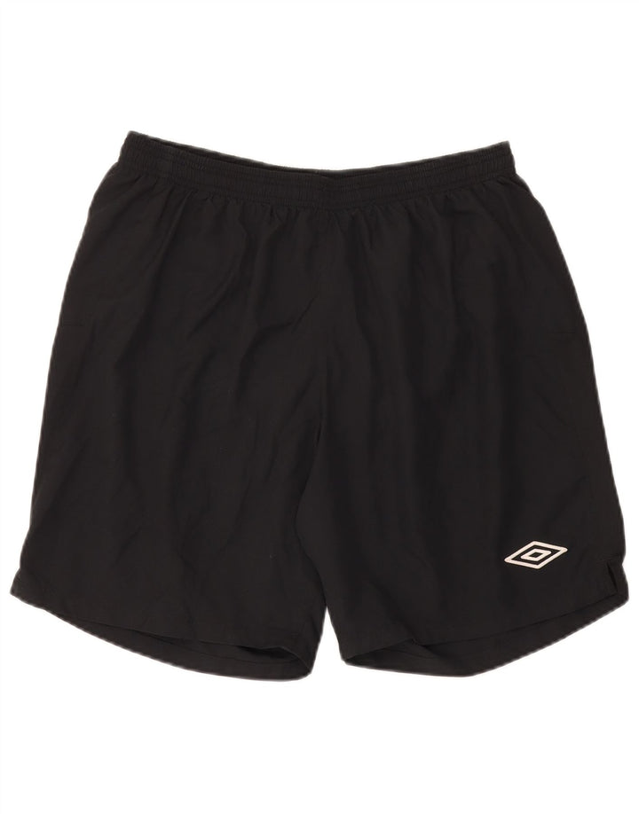 Pantalones cortos deportivos Umbro Hombre XL Poliéster negro