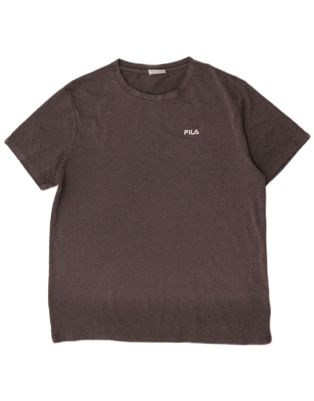 Fila Camiseta para hombre Top Large Gris Poliéster
