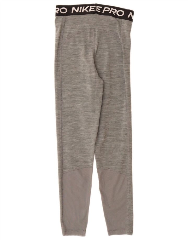 Nike Leggings Dri Fit Graphic para mujer UK 6 XS Gris Poliéster