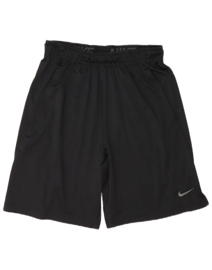 Nike Dri Fit - Pantalones cortos deportivos para hombre (poliéster), color negro
