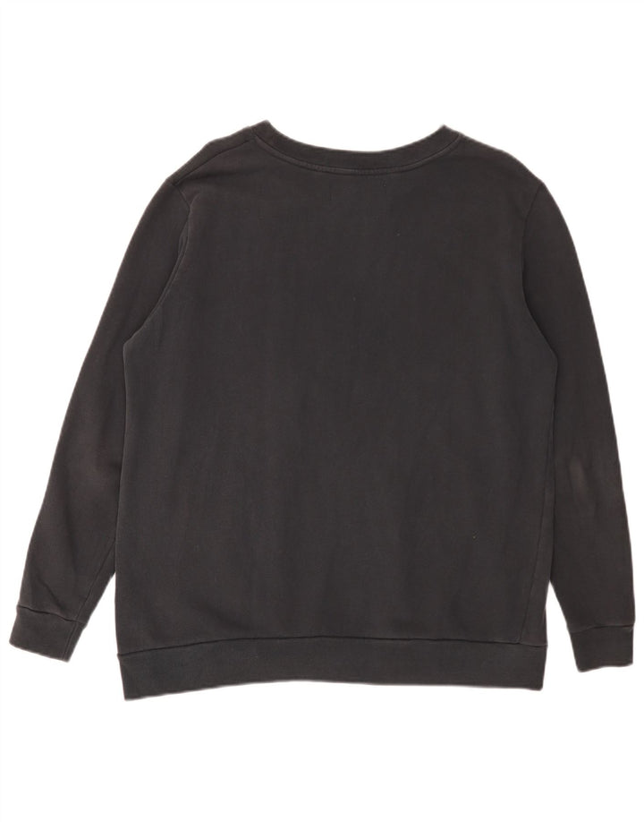 CALVIN KLEIN JEANS Sudadera gráfica para hombre Jumper Small Black