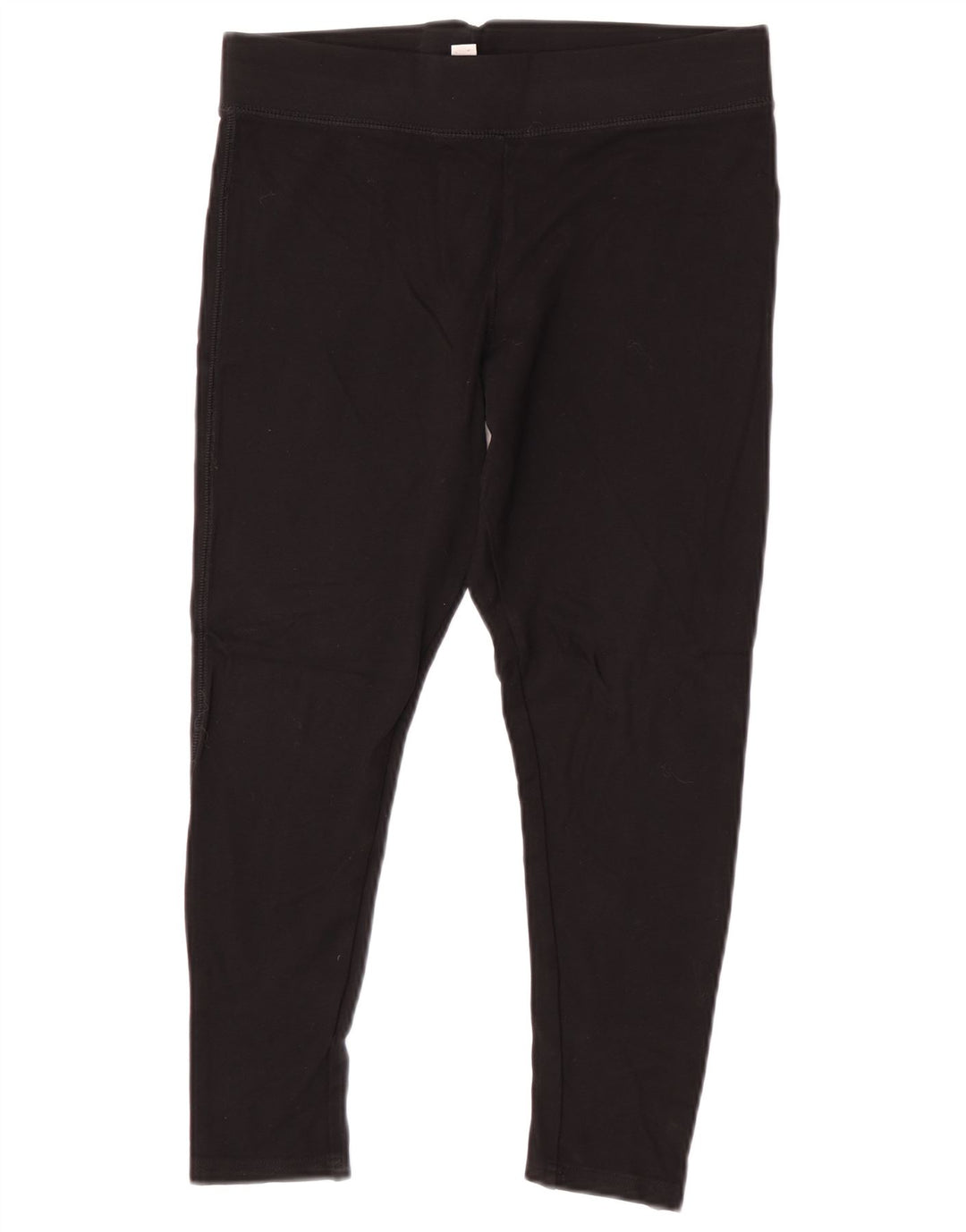 Topshop Leggings Capri para Mujer UK 12 Medium Viscosa Negra