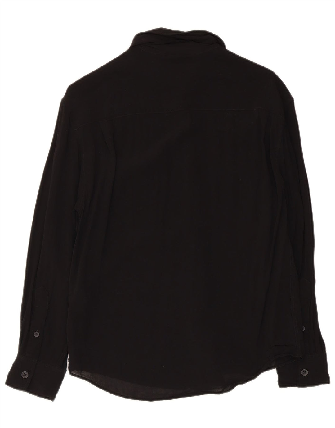 Zara Hombre Camisa Small Viscosa Negra