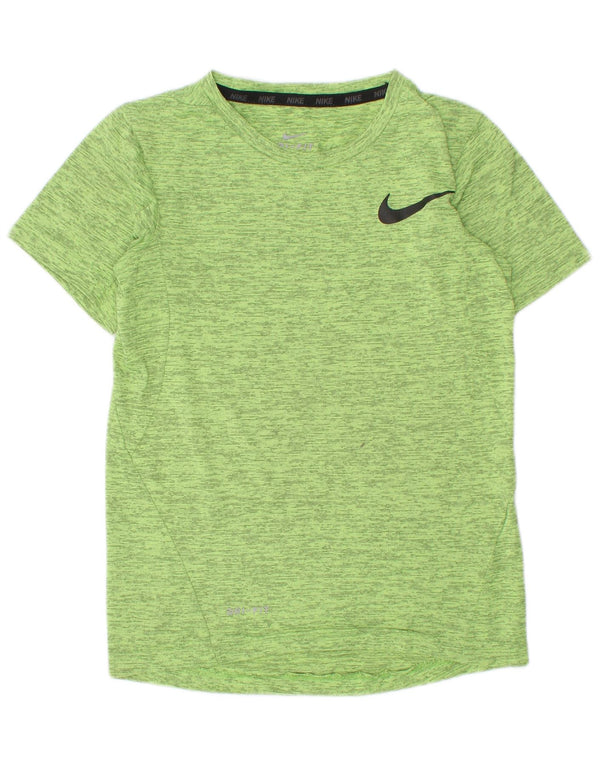 Nike Camiseta Dri Fit para niños 6-7 años XS Verde Moteado