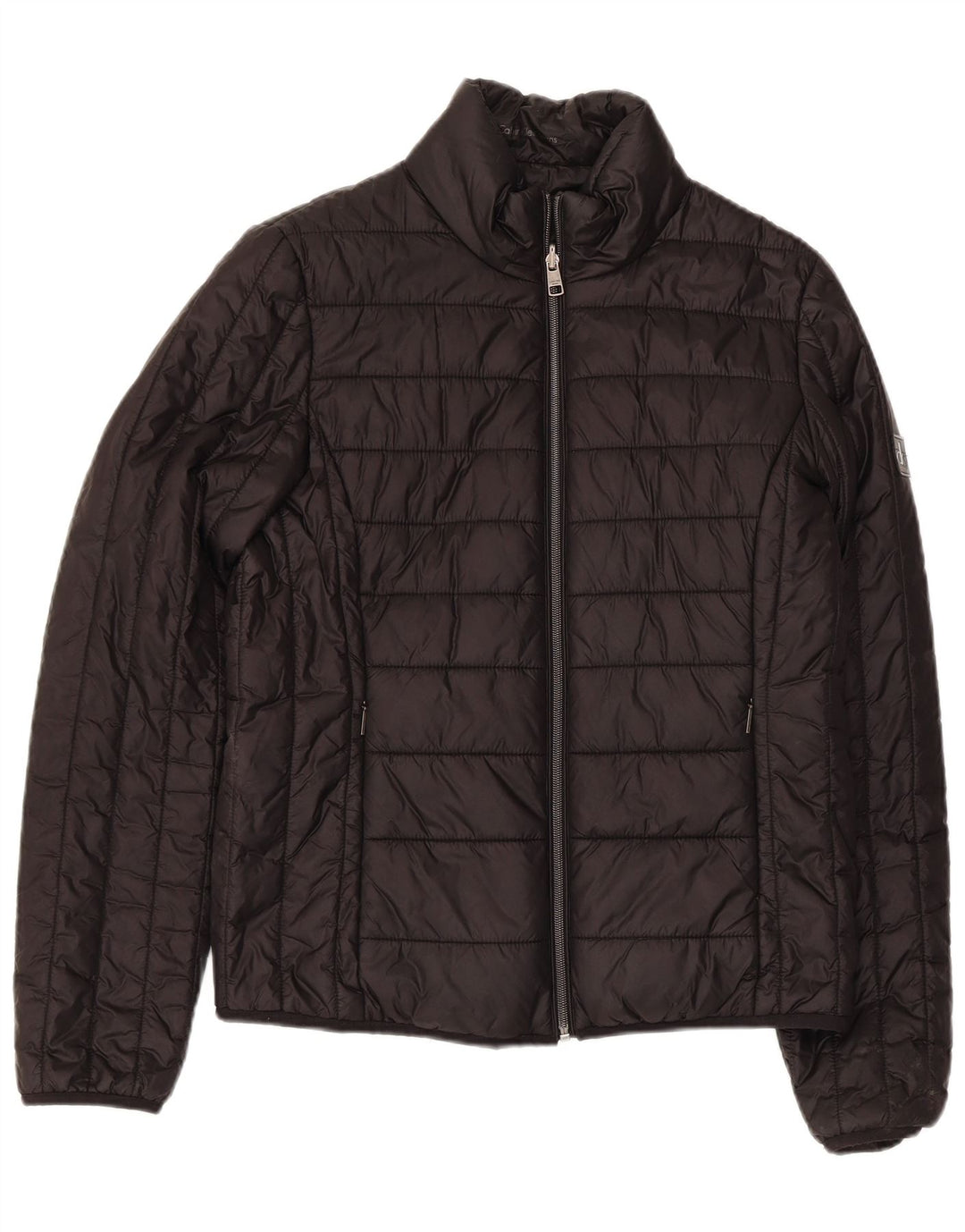 Calvin Klein Jeans Chaqueta reversible para mujer UK 44 Mediana Poliamida negra
