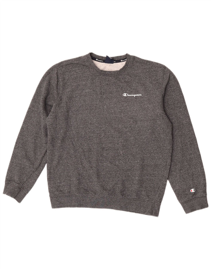 Champion Sudadera Jumper Gris Medio Moteado