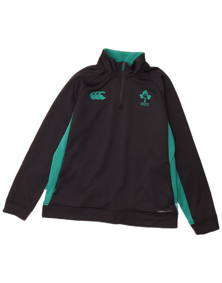 Canterbury Sudadera con gráfico IRFU para niños 11-12 años Negro
