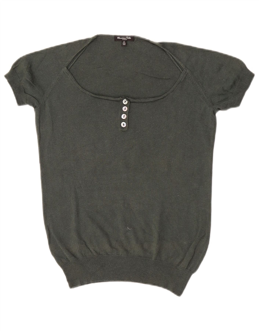 Massimo Dutti Jersey con Cuello Barco para Mujer UK 10 Small Caqui