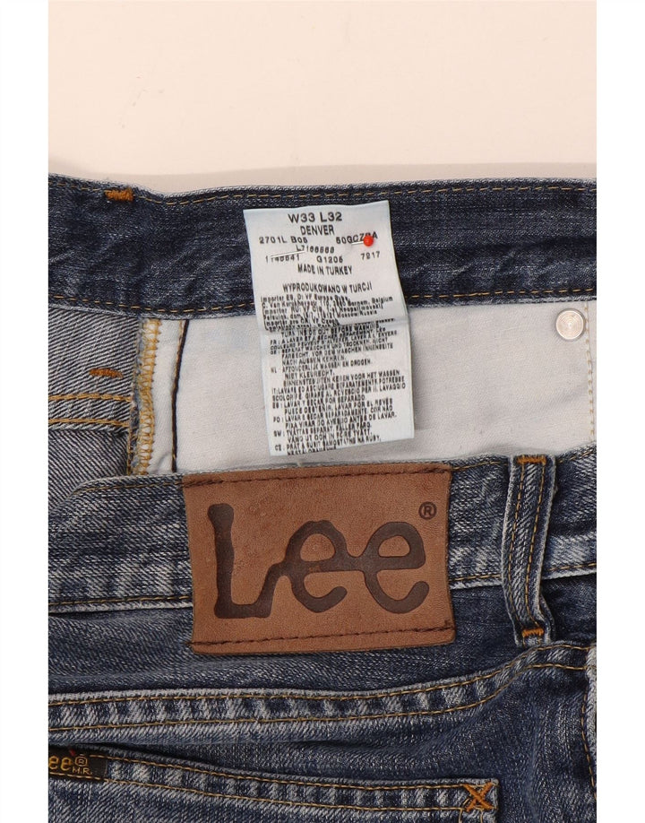 Lee Vaqueros Denver Bootcut para Hombre W33 L32 Algodón Azul Marino