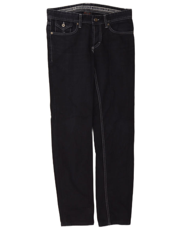 Dolce & Gabbana Vaqueros Rectos Mujer W30 L32 Algodón Azul Marino