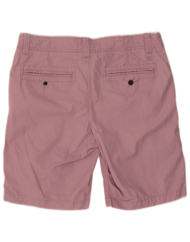 Timberland Pantalones cortos chinos para hombre W32 Algodón rosa medio