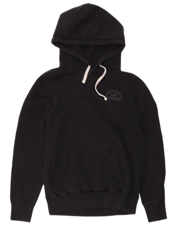 Jack Wills Jersey con capucha para hombre XS Algodón negro