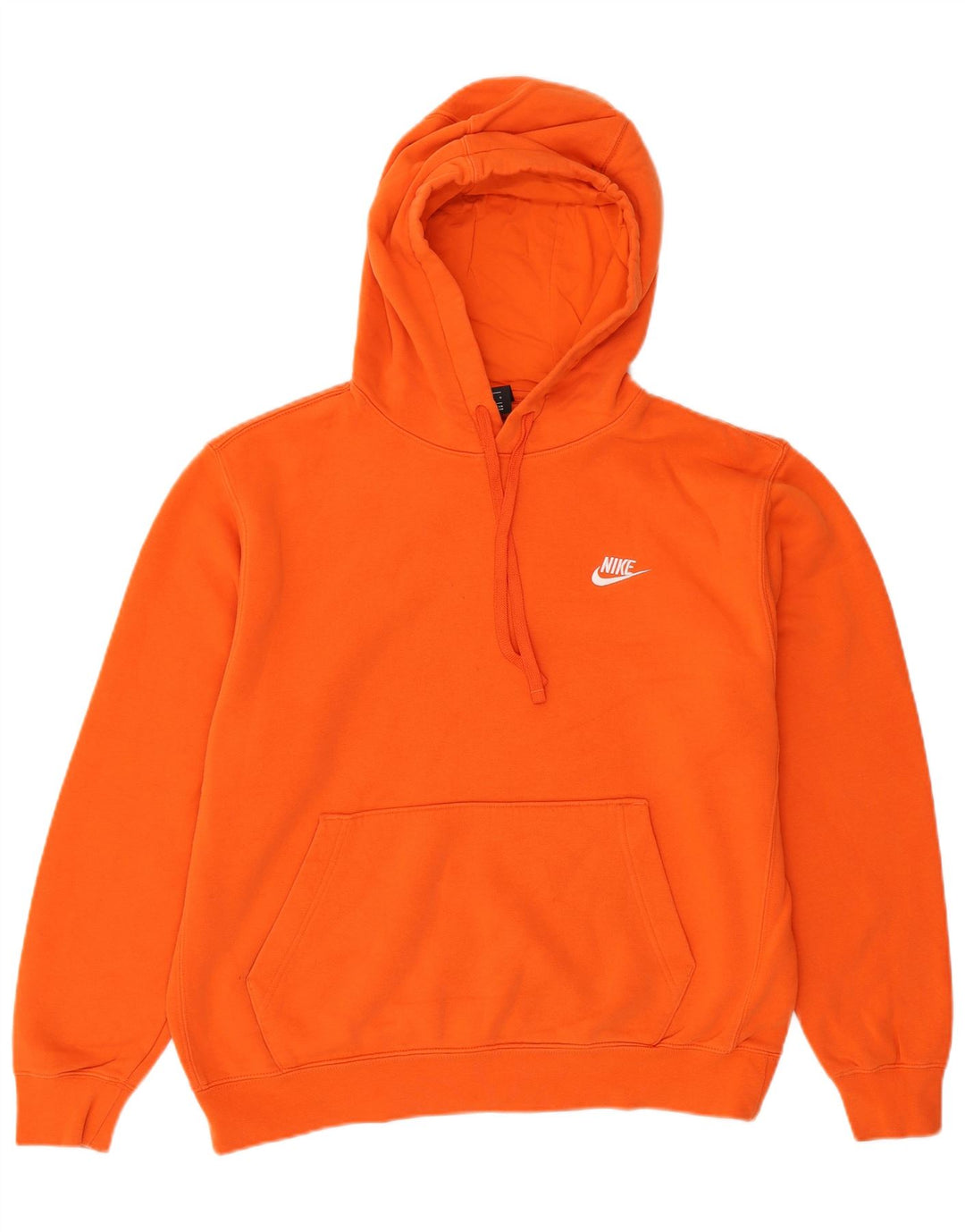 NIKE Jersey con capucha para hombre, talla grande, algodón naranja