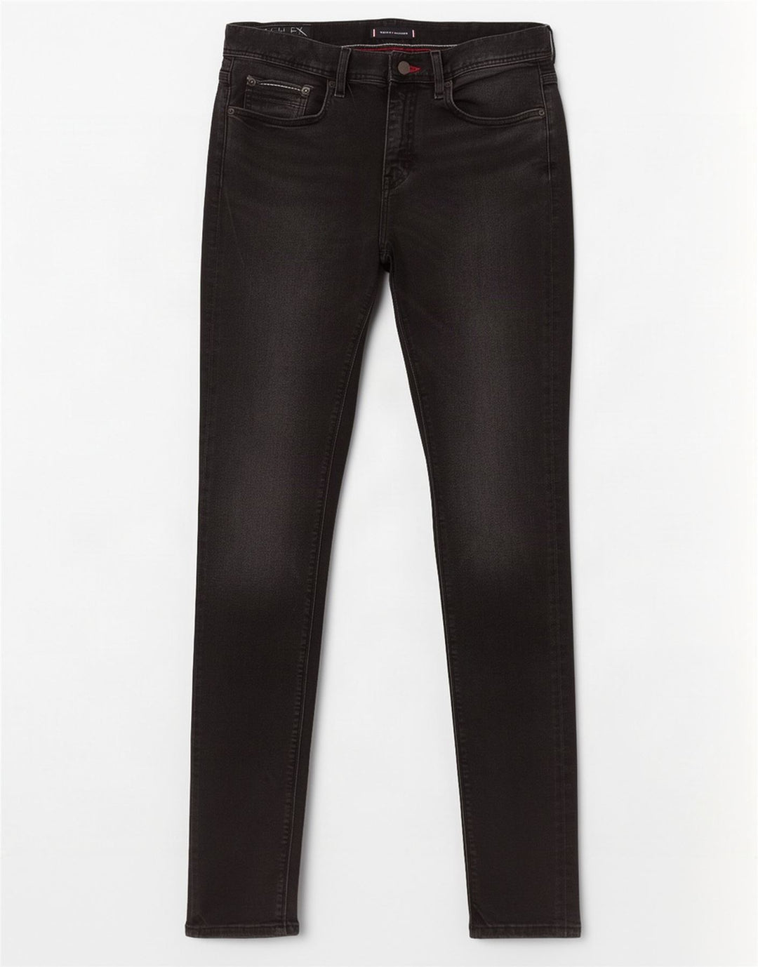 Tommy Hilfiger Vaqueros ajustados Bleecker para hombre W33 L32 Algodón negro