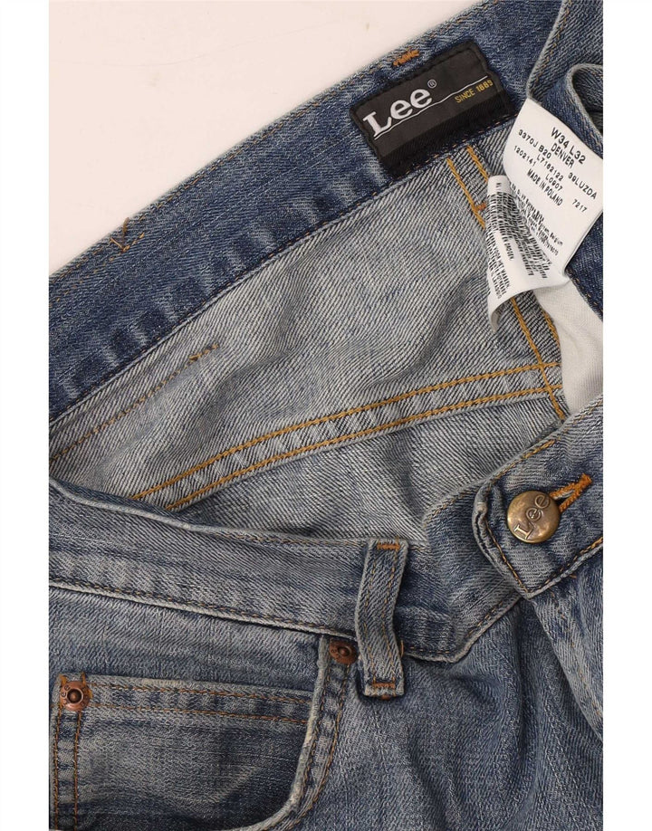 Lee Vaqueros Denver Bootcut para Hombre W34 L32 Algodón Azul