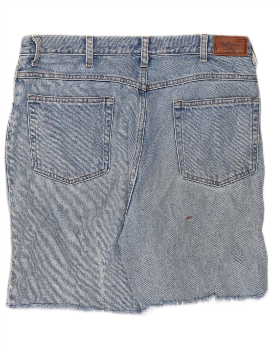 L.L.BEAN Pantalones cortos de mezclilla para hombre W34 Algodón azul grande