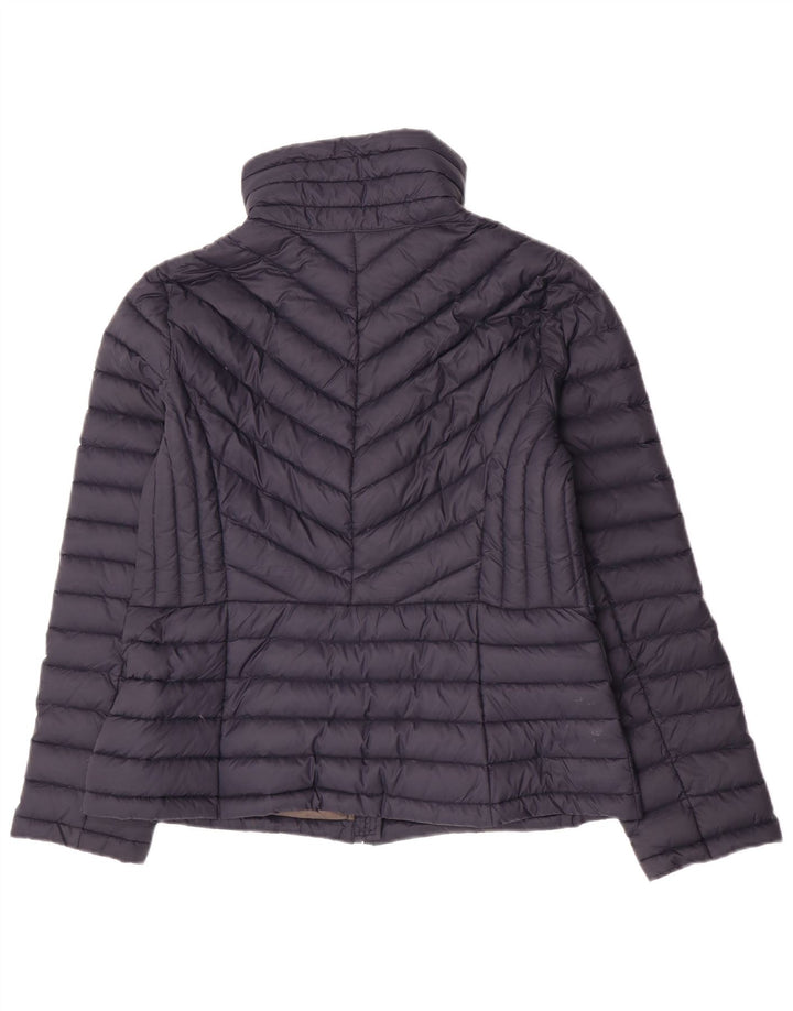 Michael Kors Chaqueta acolchada para mujer UK 14 Medium Azul marino Nylon
