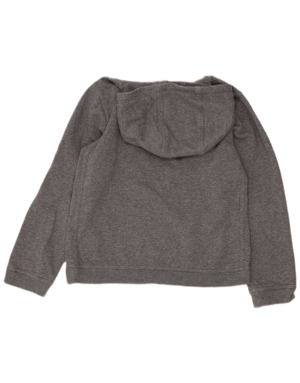 Nike - Sudadera con capucha para niños (12-13 años, talla grande, algodón gris)
