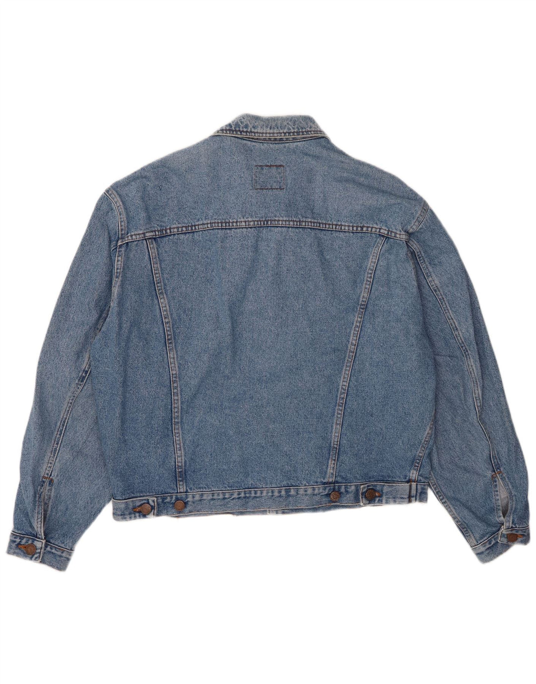Benetton Chaqueta Vaquera IT 48 Azul Medio Algodón