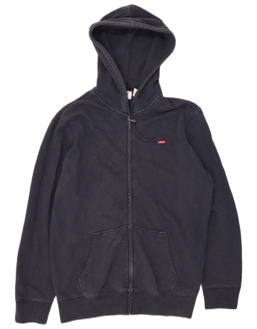 Levi's Sudadera con capucha y cremallera para hombre XL Algodón azul marino