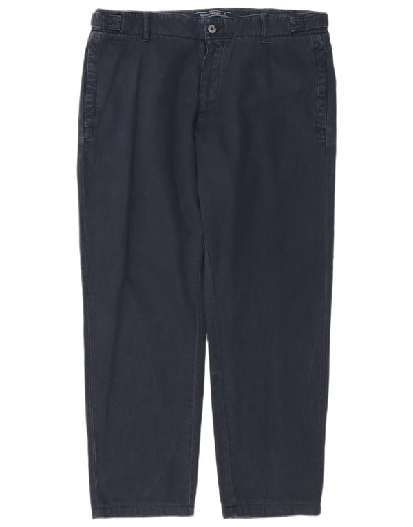 Harmont & Blaine Pantalón chino recto para hombre IT 52 XL W36 L29 Azul marino