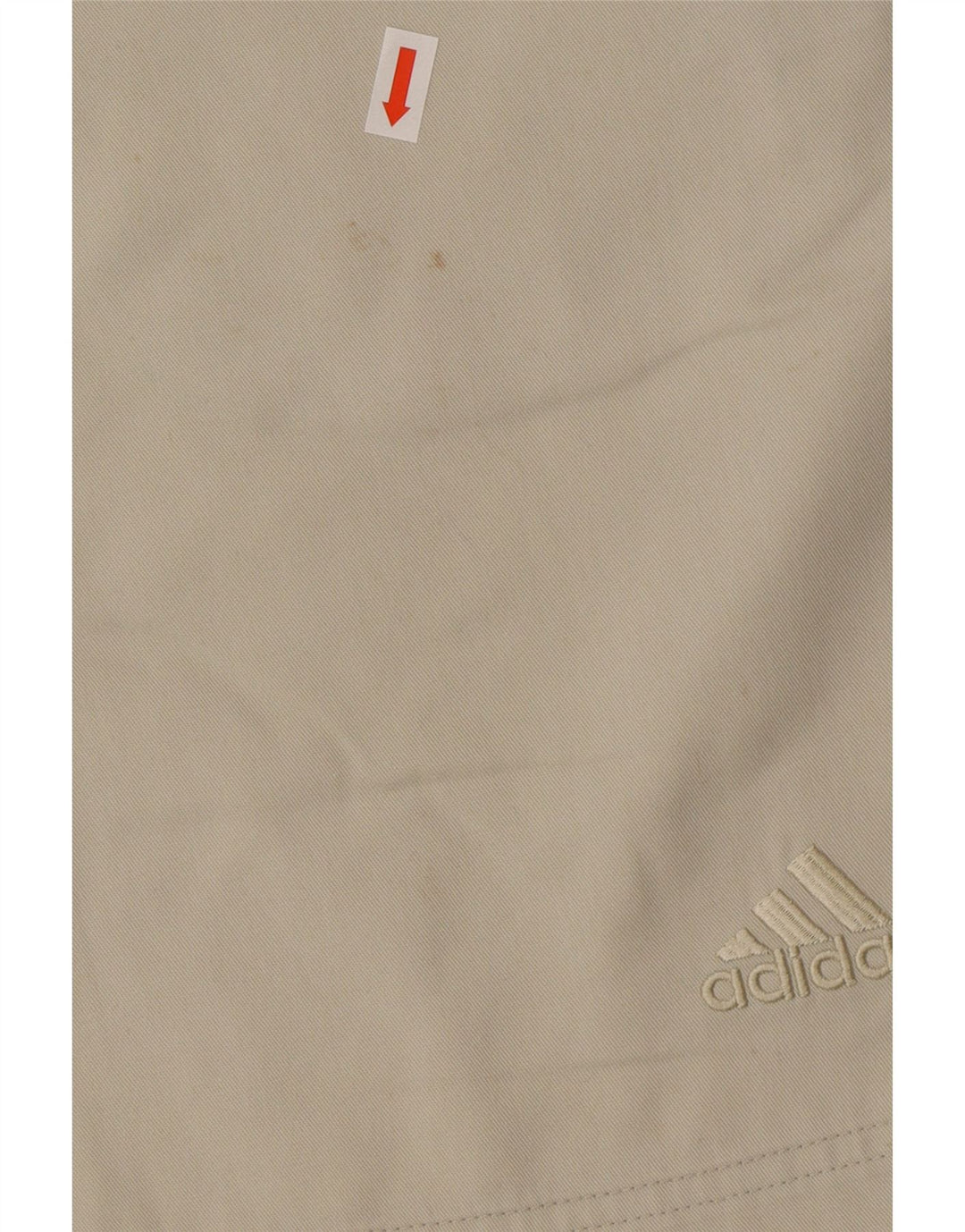 Adidas Mens Chino Shorts Grande W34 Beige Poliéster