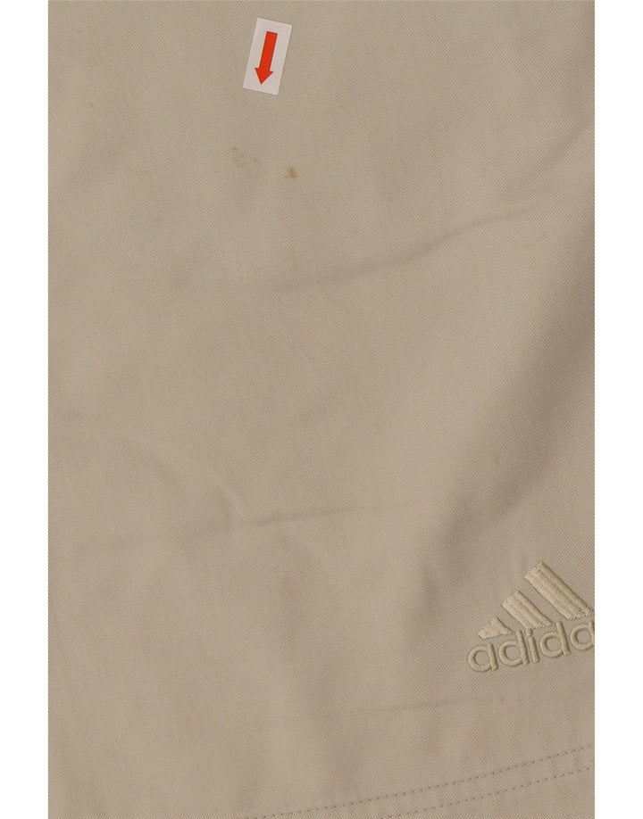 Adidas Mens Chino Shorts Grande W34 Beige Poliéster