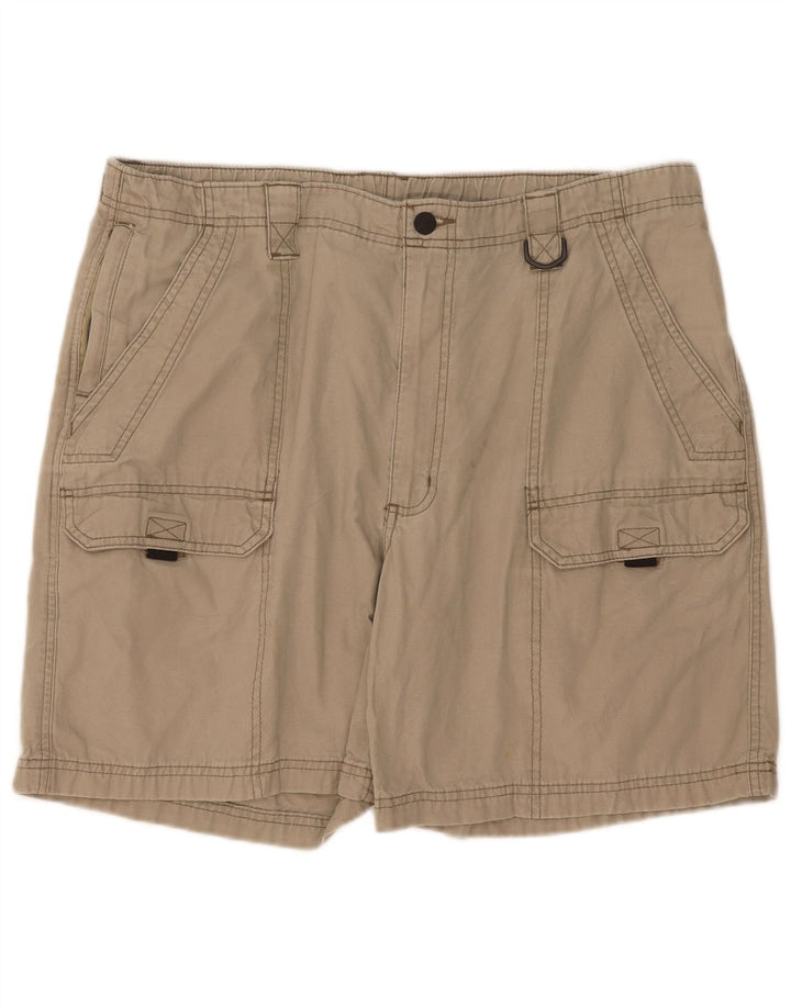 Wrangler Pantalones cortos cargo para hombre W38 XL Algodón beige