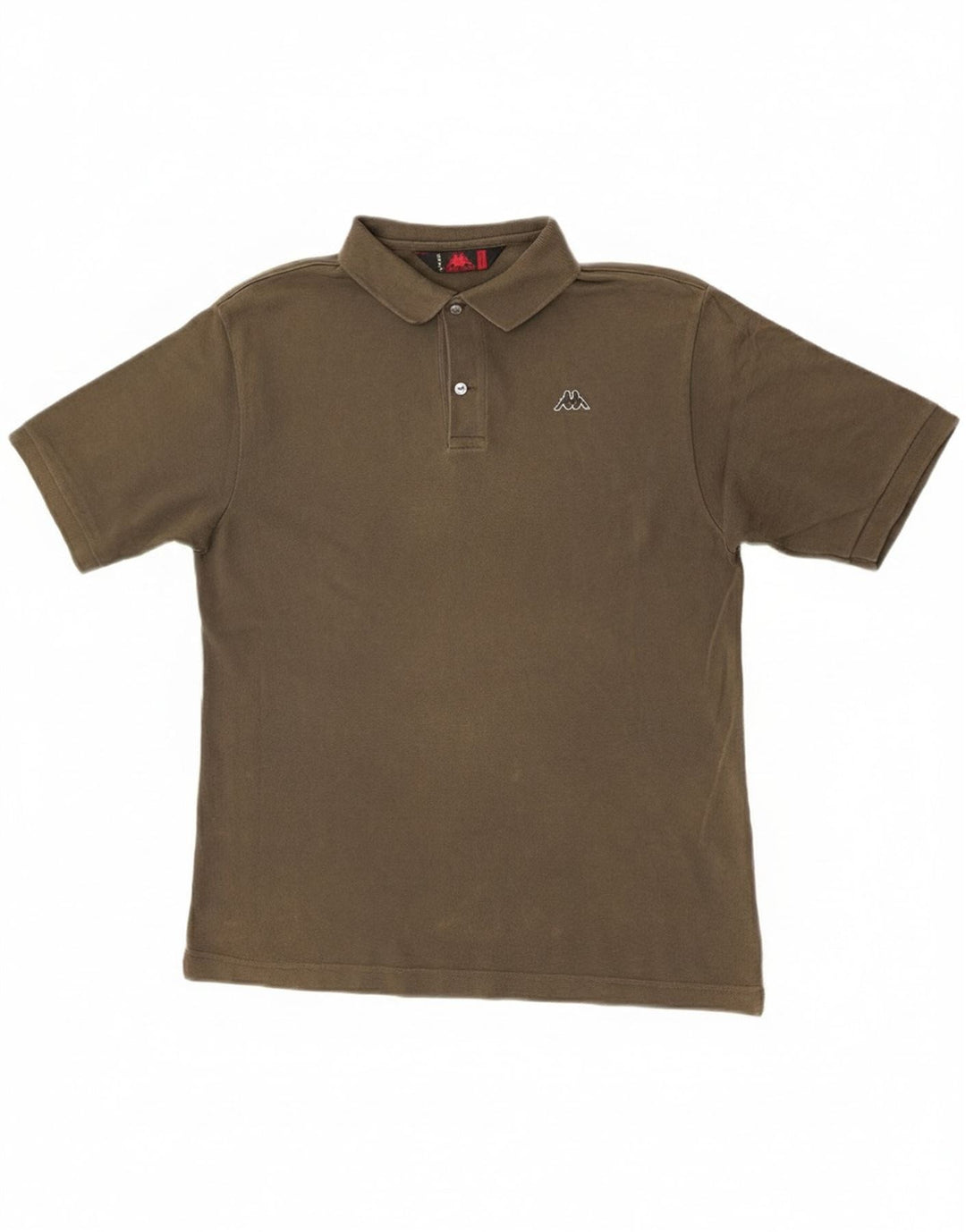 Polo Kappa Hombre Algodón Caqui Medio