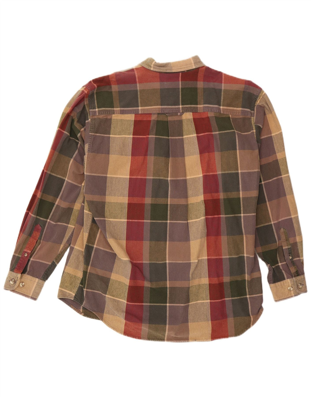 EDDIE BAUER Camisa Regular Fit Hombre XL Algodón A Cuadros Multicolor