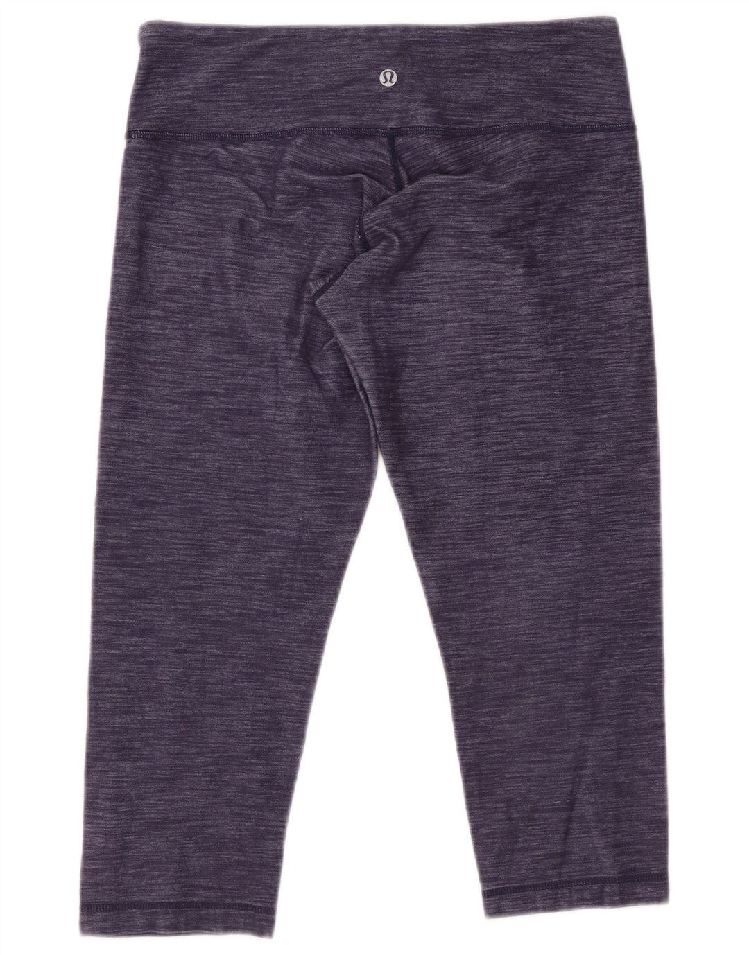 LULULEMON Leggings Capri para Mujer US 8 Mediano Púrpura Pinstripe