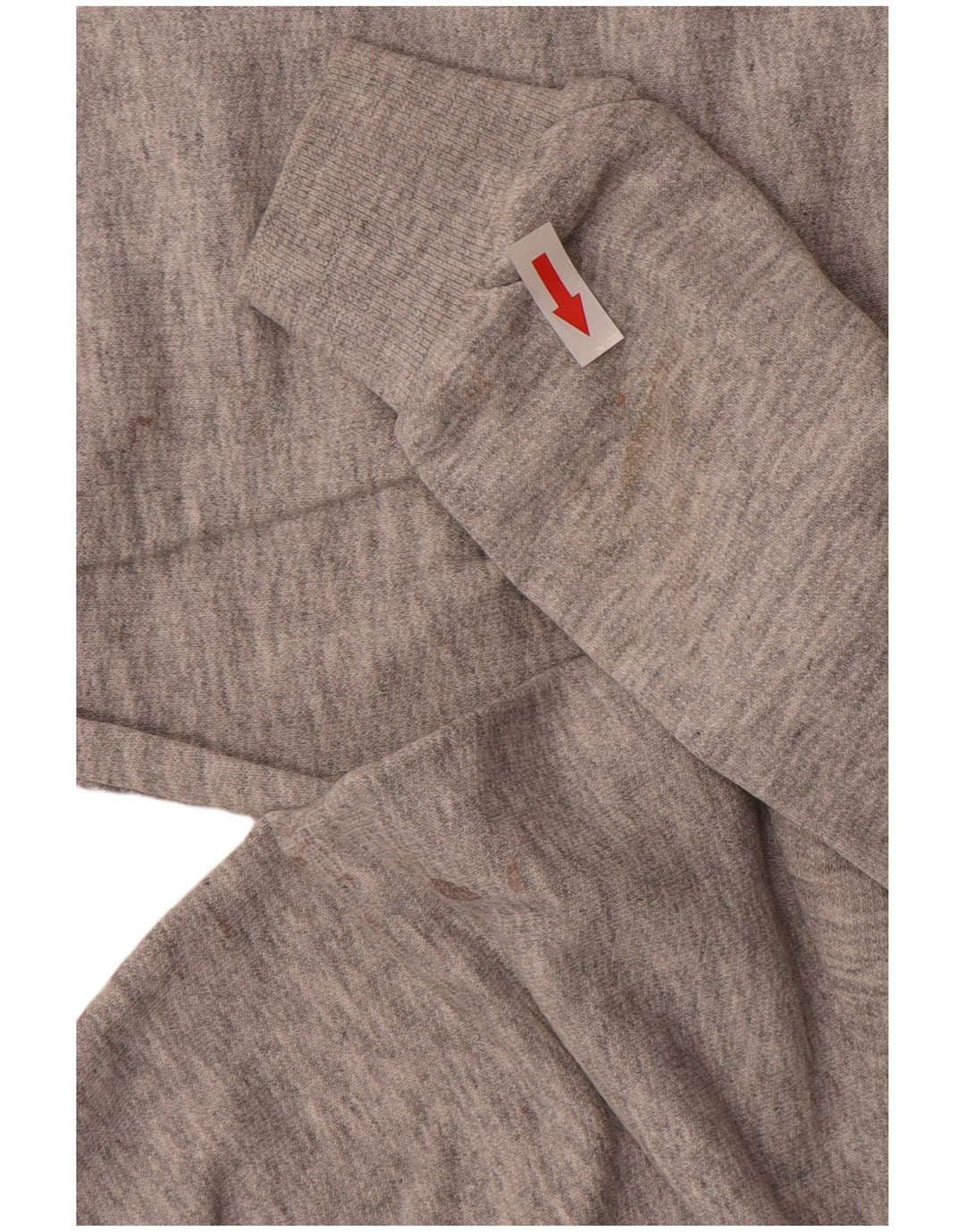 Wrangler Hombre Sudadera Jumper Large Gris Rayas Algodón