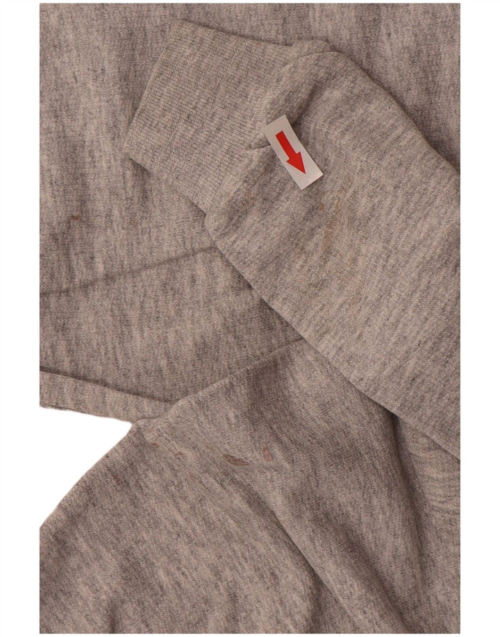 Wrangler Hombre Sudadera Jumper Large Gris Rayas Algodón