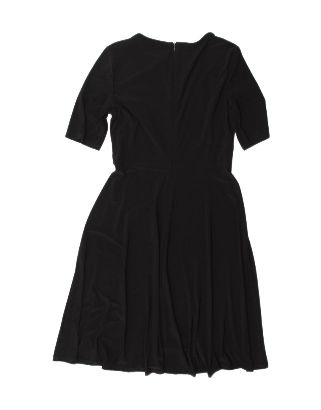 Ralph Lauren Vestido de línea A para mujer US 8 Mediano Negro Poliéster